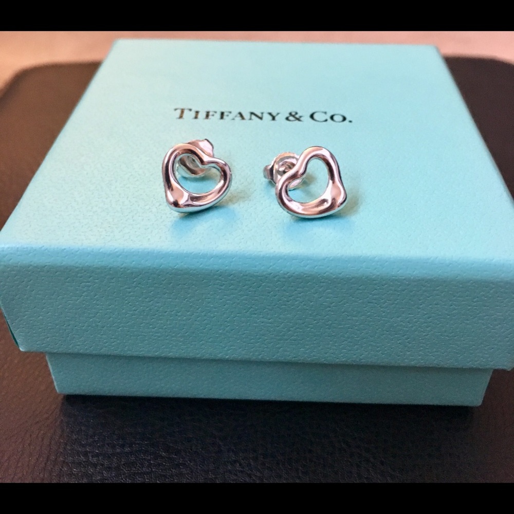 Tiffany & Co. Elsa Peretti Open Heart Earrings